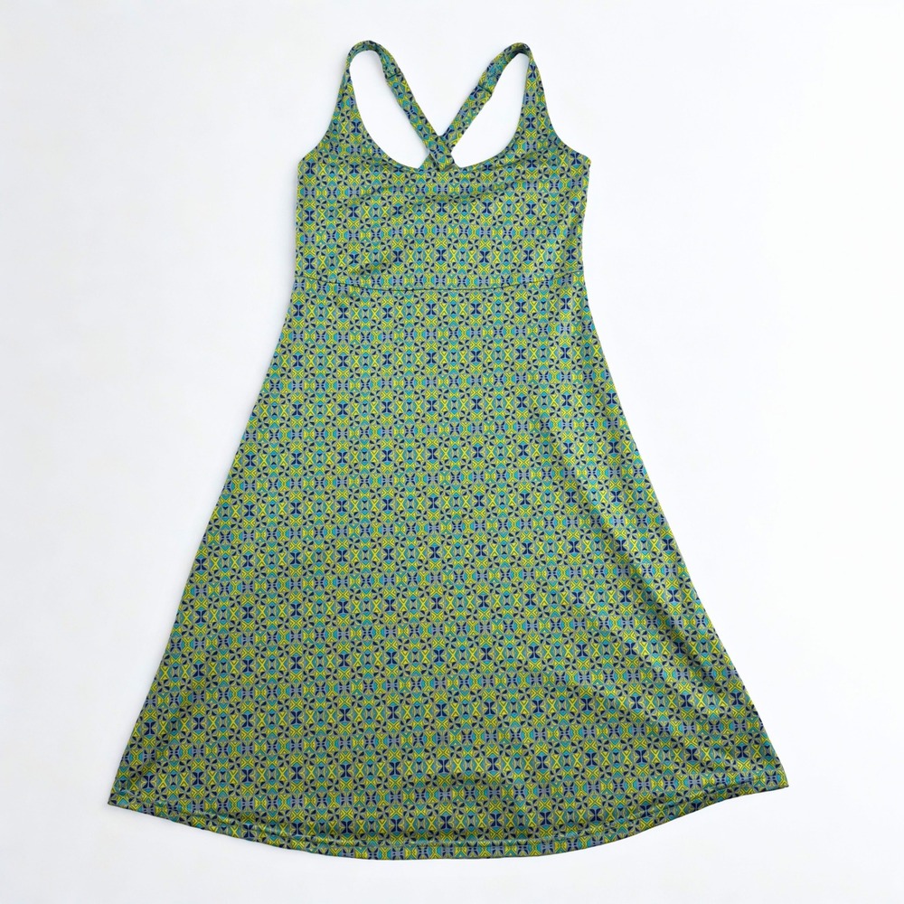 Columbia Freezer III Dress Womens XS Green Performance Activewear Hiking Mini